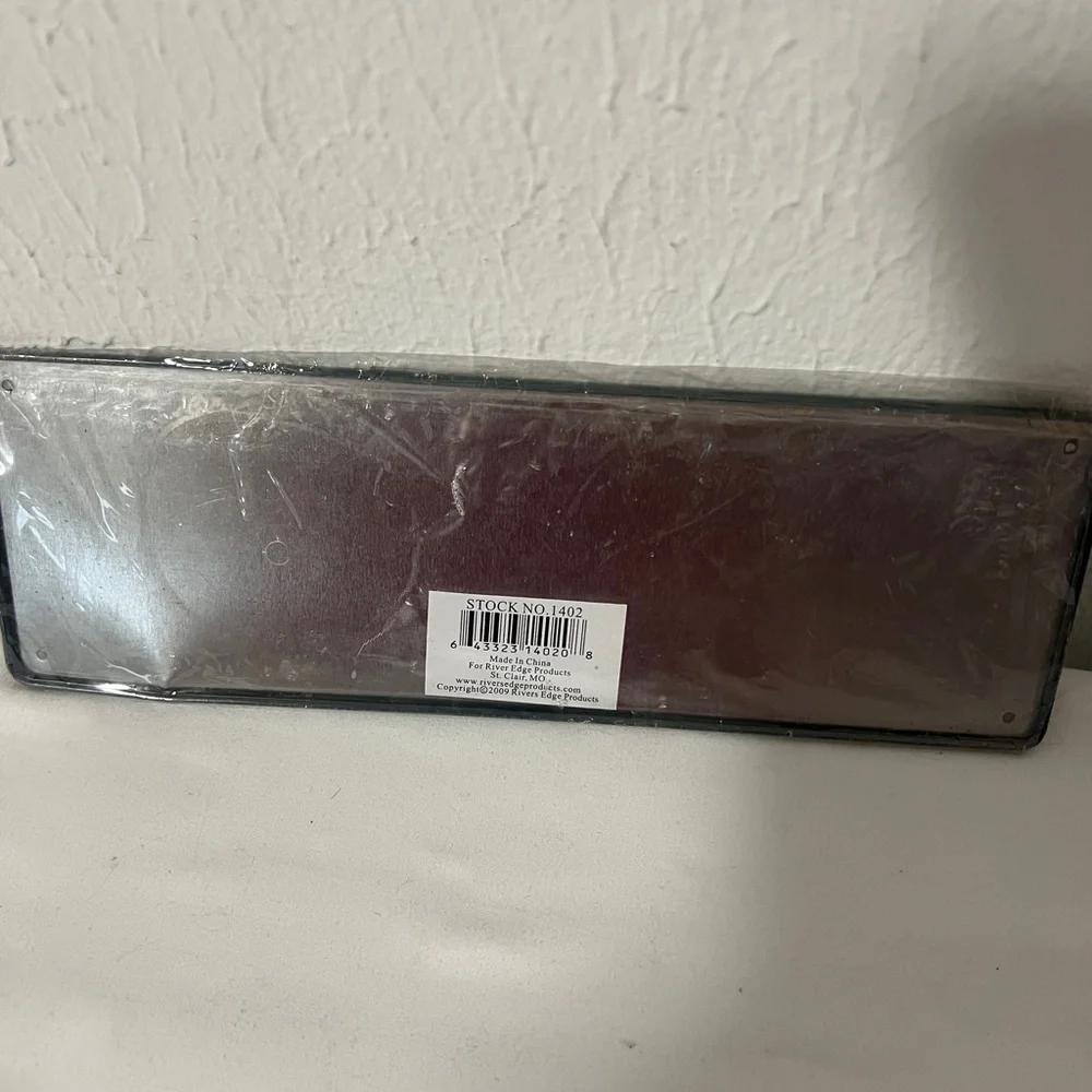 Cowboys Tin Wall Art Decor “COWBOYS Scrape “it” from your boots before entering